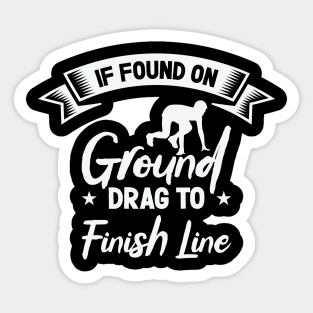 Running Runner Jogging Sticker